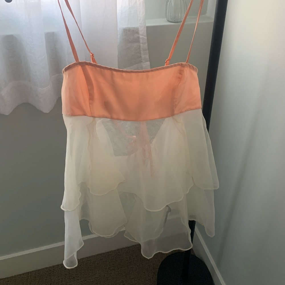 Urban Outfitters Tiered Satiny Baby Doll Tank